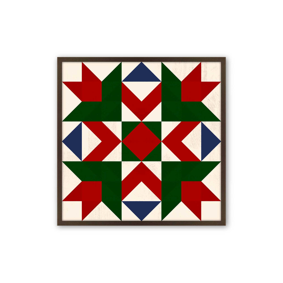 Patchwork Holiday Star, Set of 4 Paper Prints