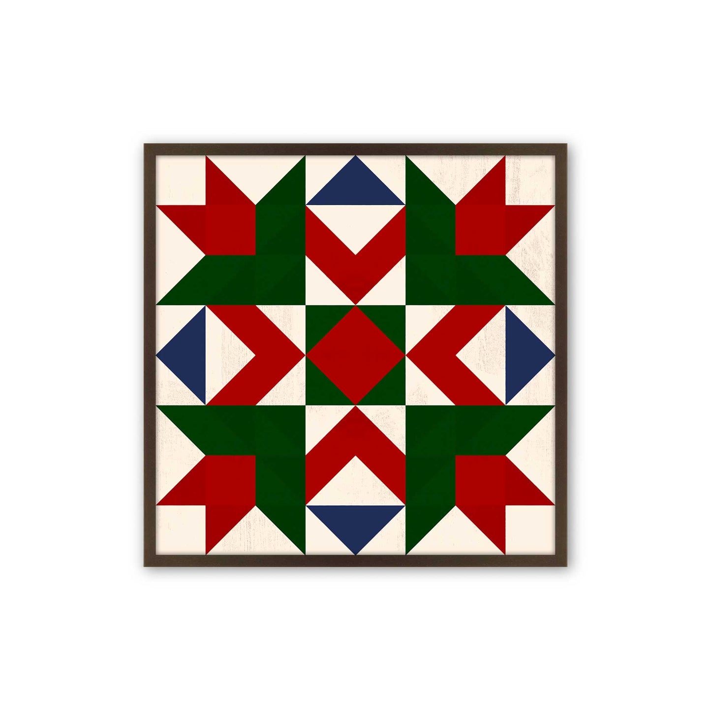 Patchwork Holiday Star, Set of 4 Paper Prints
