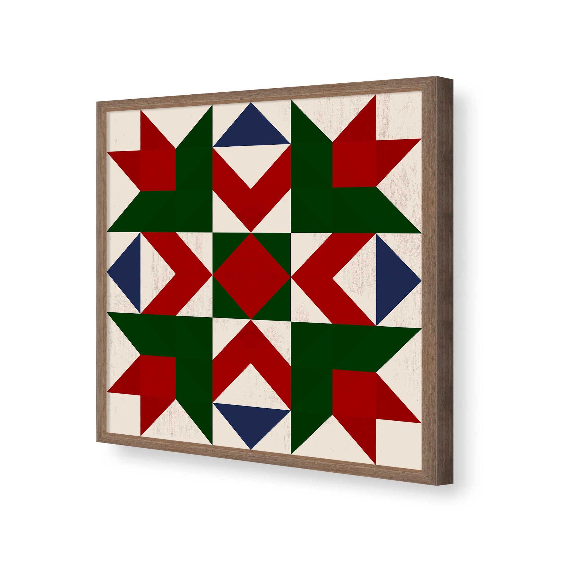 [Color:Walnut], Picture of art in a Walnut frame of the corner