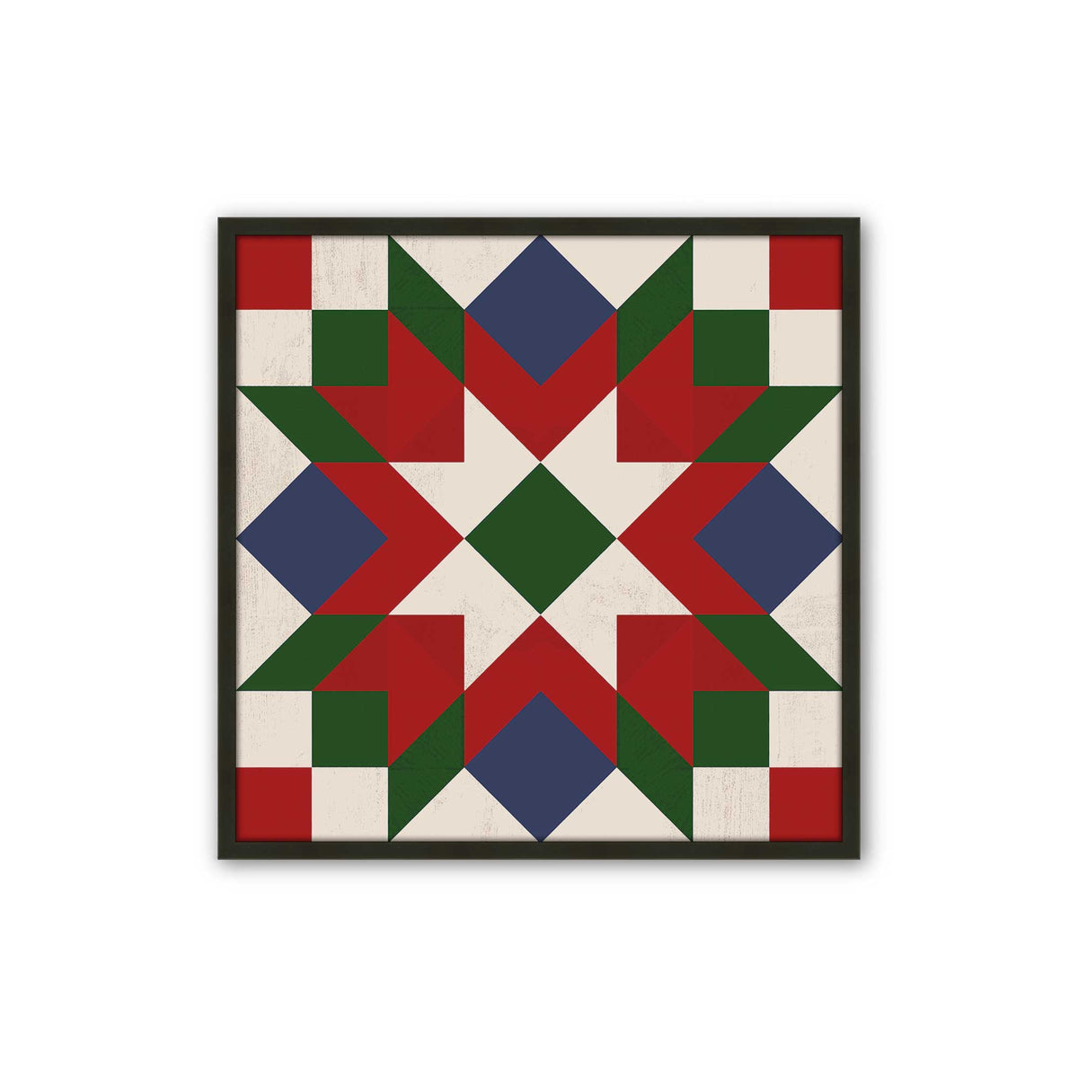 Patchwork Holiday Star, Set of 4 Paper Prints