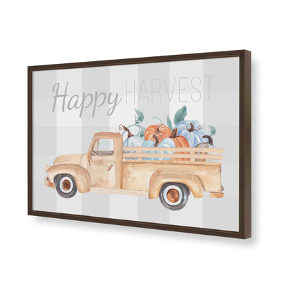 [Color:Brown], Picture of art in a Brown frame of the corner