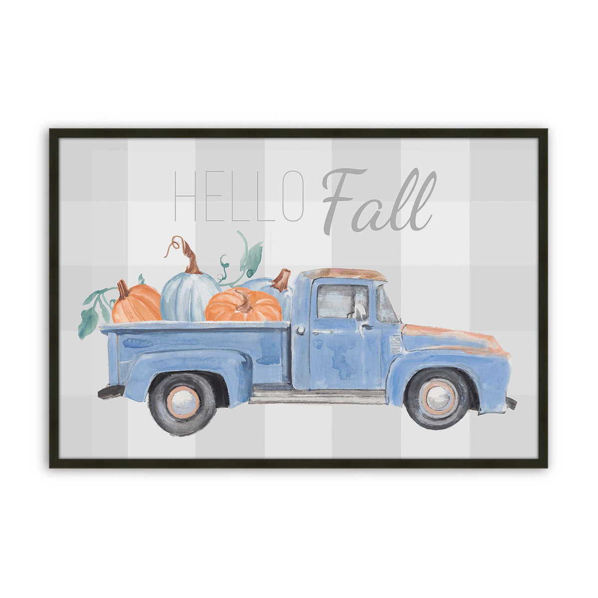 [Color:Satin Black], Picture of art in a Satin Black frame
