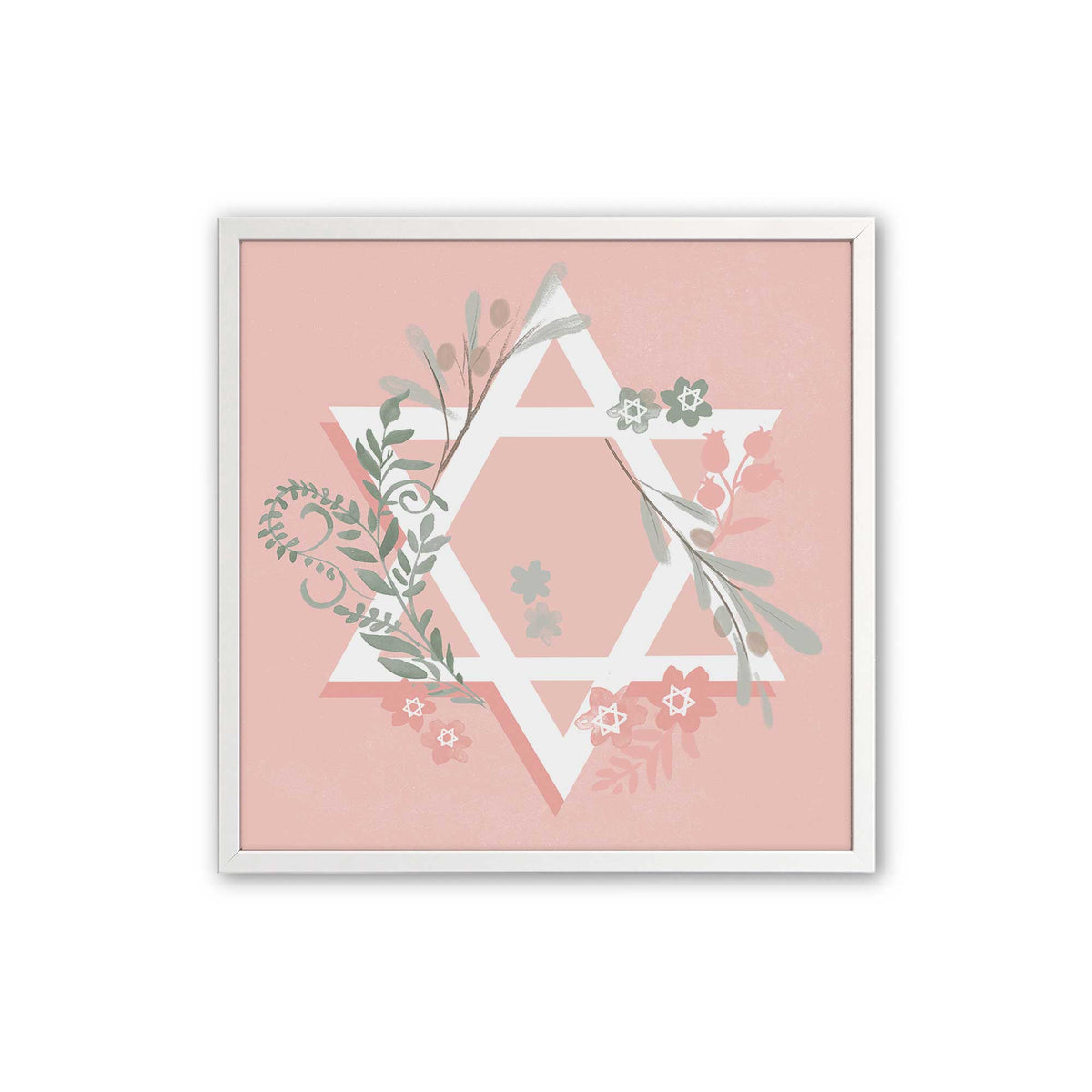 [Color:Opaque White], Picture of art in a Opaque White frame