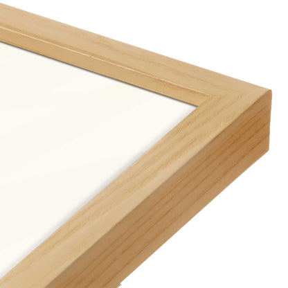[Color:Espresso], Picture of art in a Espresso frame at an angle