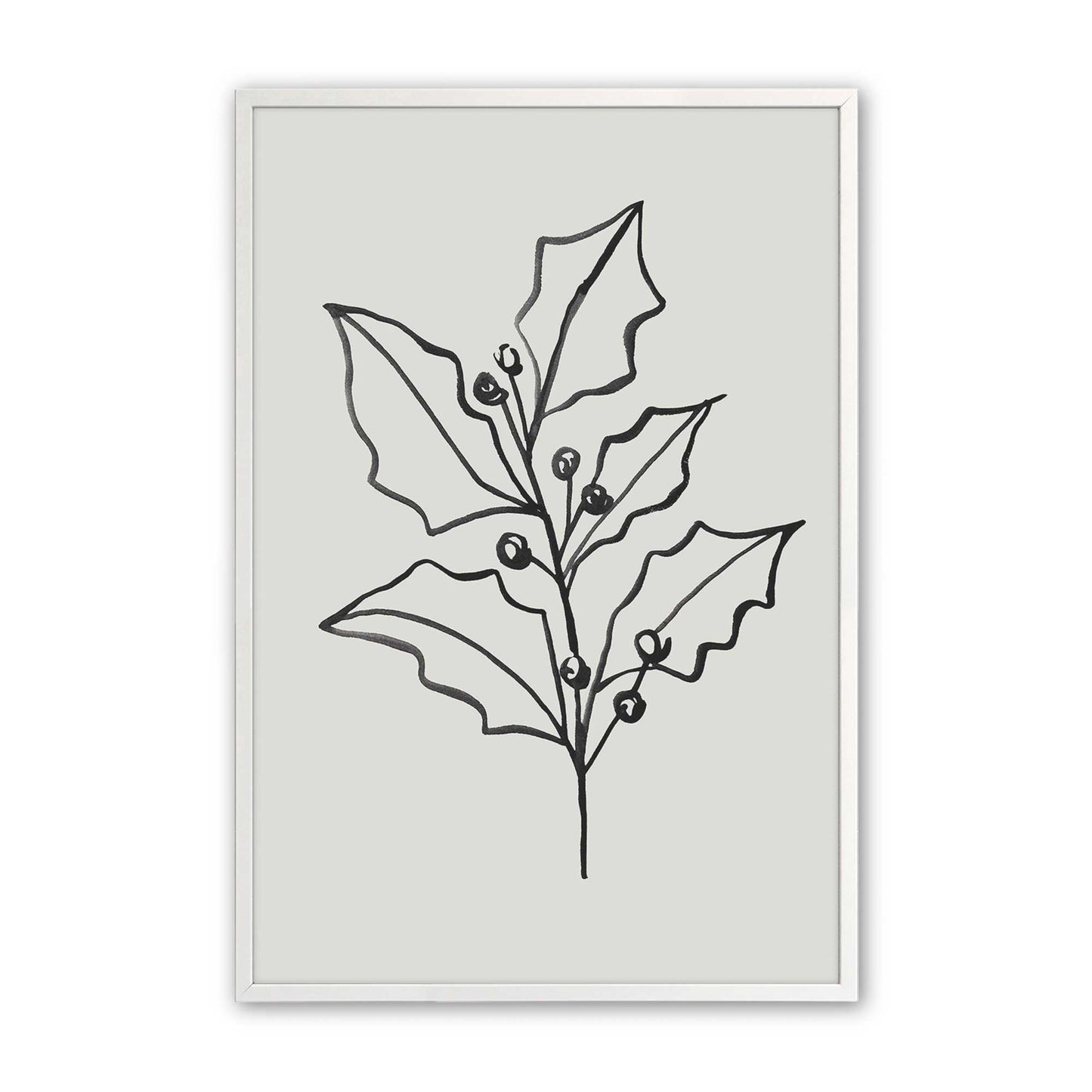 [Color:Opaque White], Picture of art in an Opaque White frame