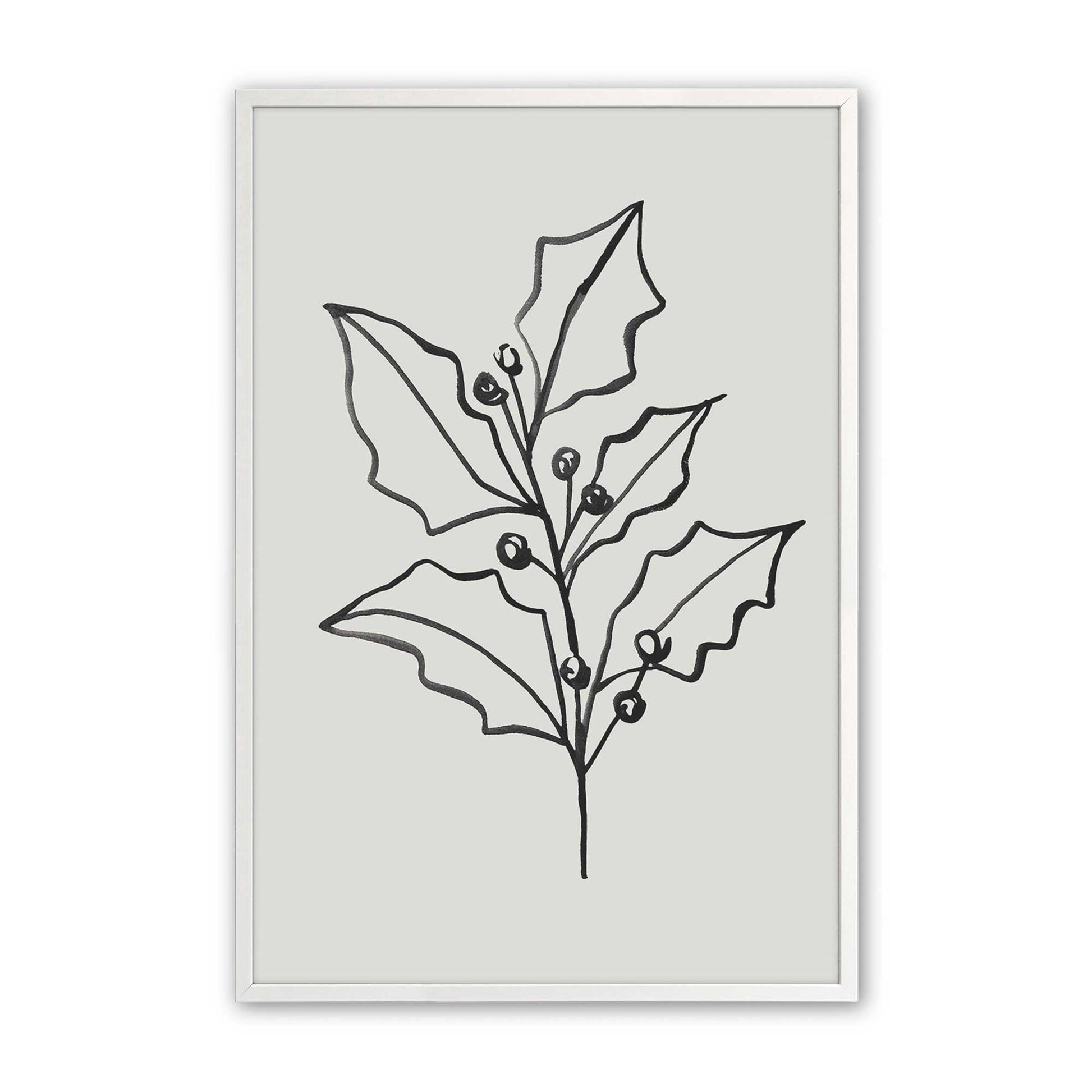 [Color:Opaque White], Picture of art in an Opaque White frame