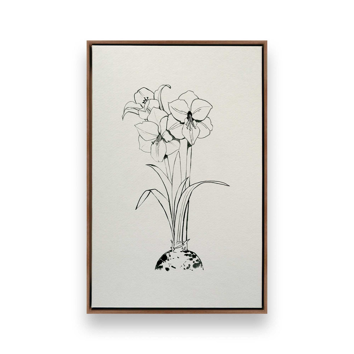 [Color:Walnut], Picture of art in a Walnut frame