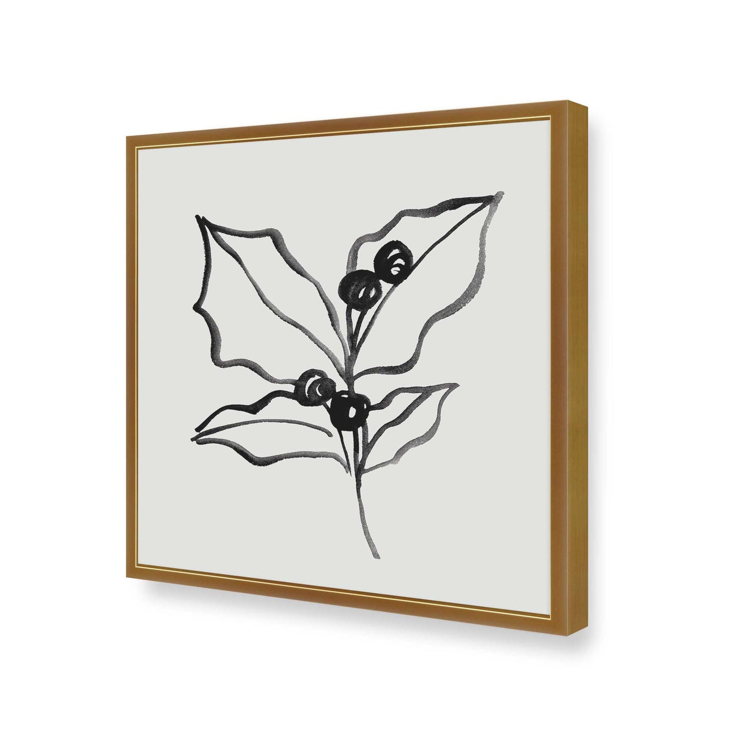 [Color:Polished Gold], Picture of art in a Polished Gold frame of the corner