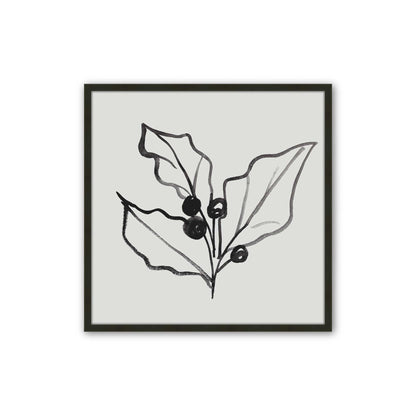 [Color:Satin Black], Picture of art in a Satin Black frame