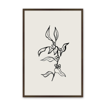 [Color:Brown], Picture of art in a Brown frame