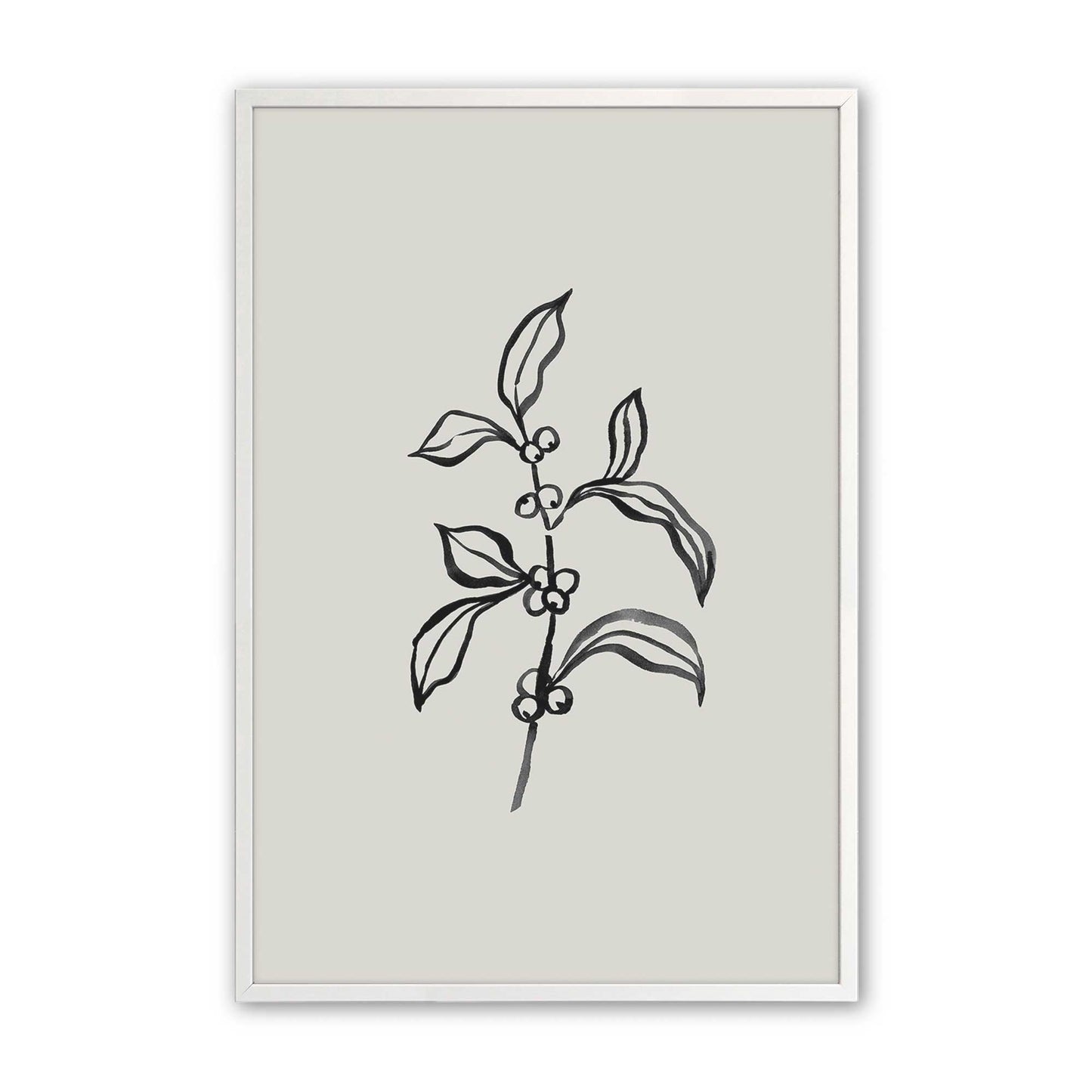 [Color:Opaque White], Picture of art in an Opaque White frame