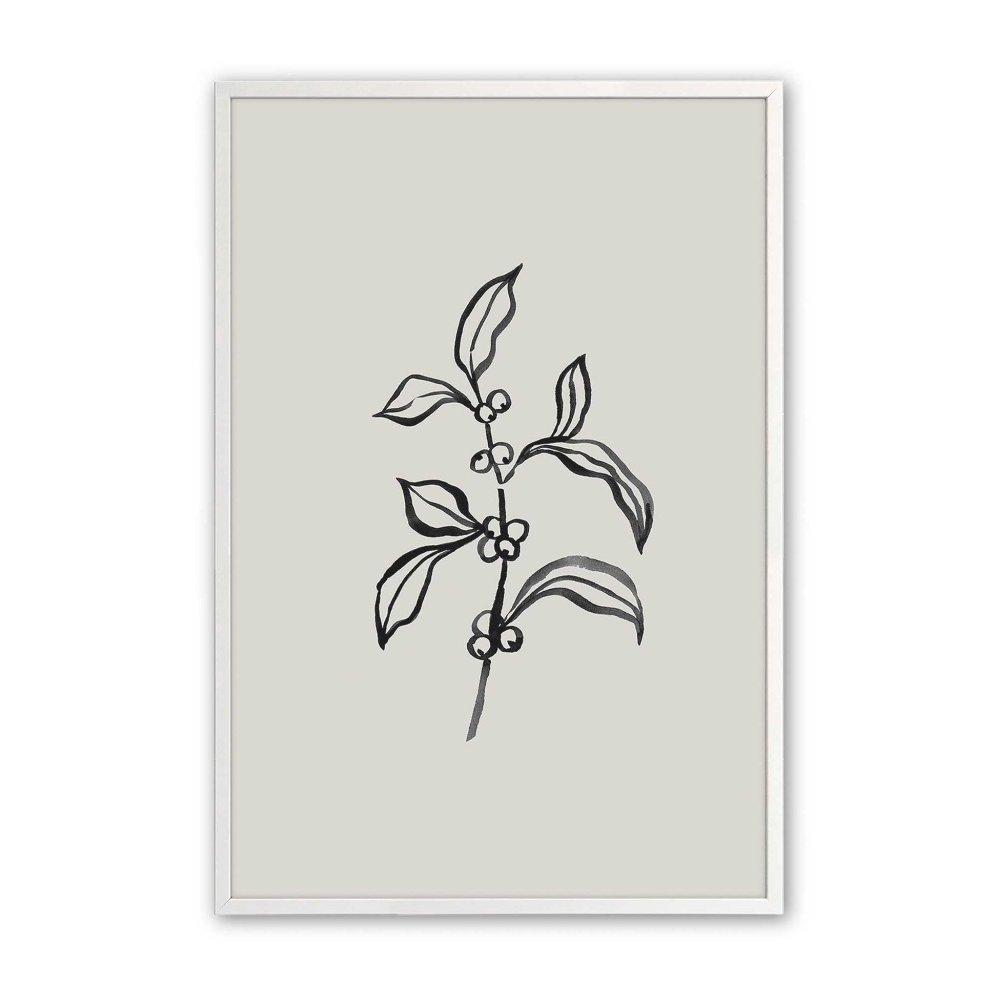 [Color:Opaque White], Picture of art in an Opaque White frame