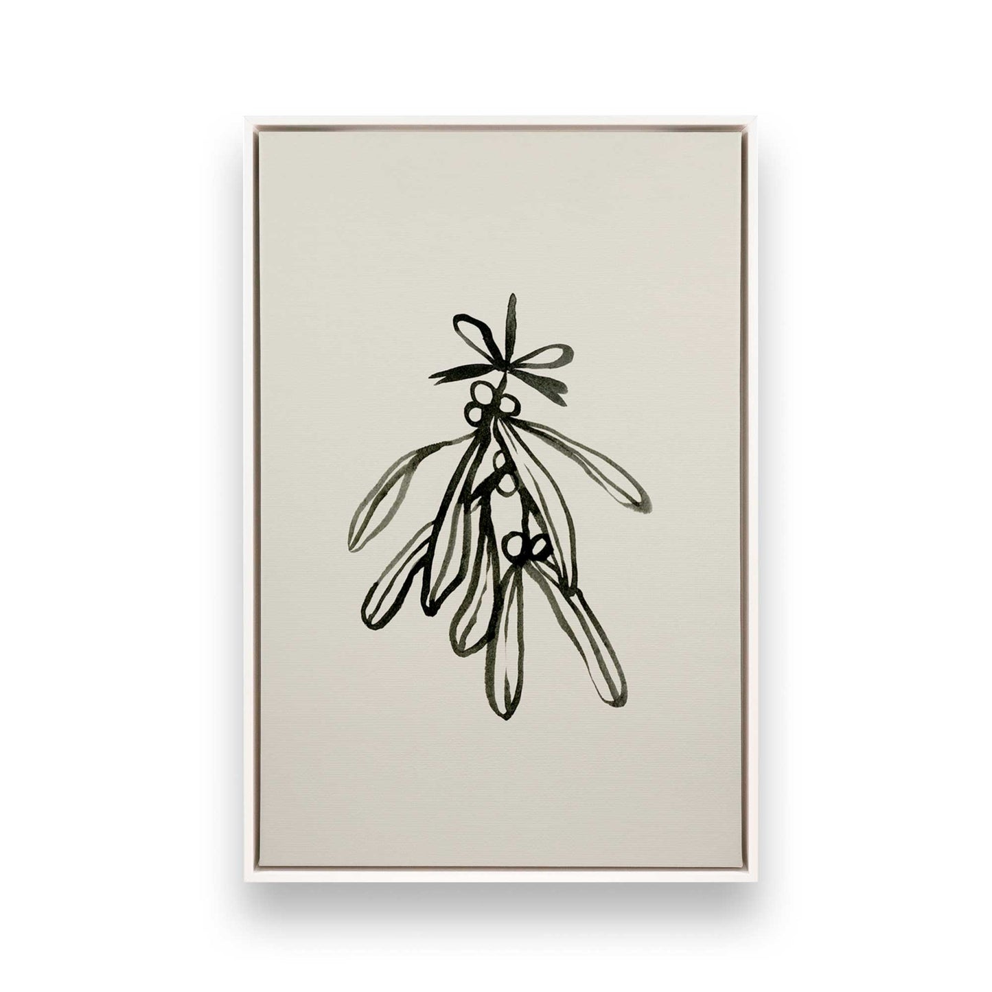 [Color:Opaque White], Picture of art in a White frame