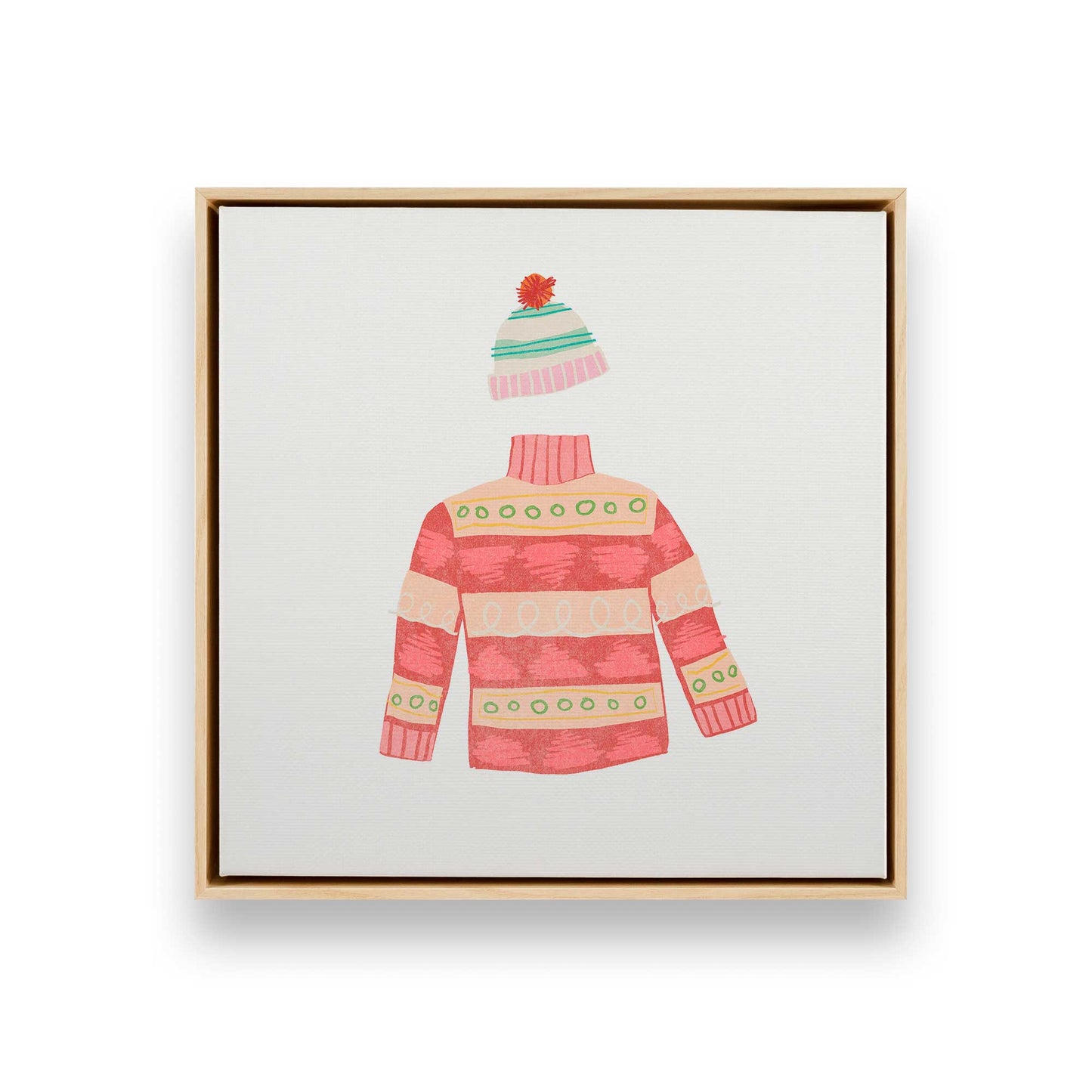 [Color:American Maple], Picture of art in a American Maple frame