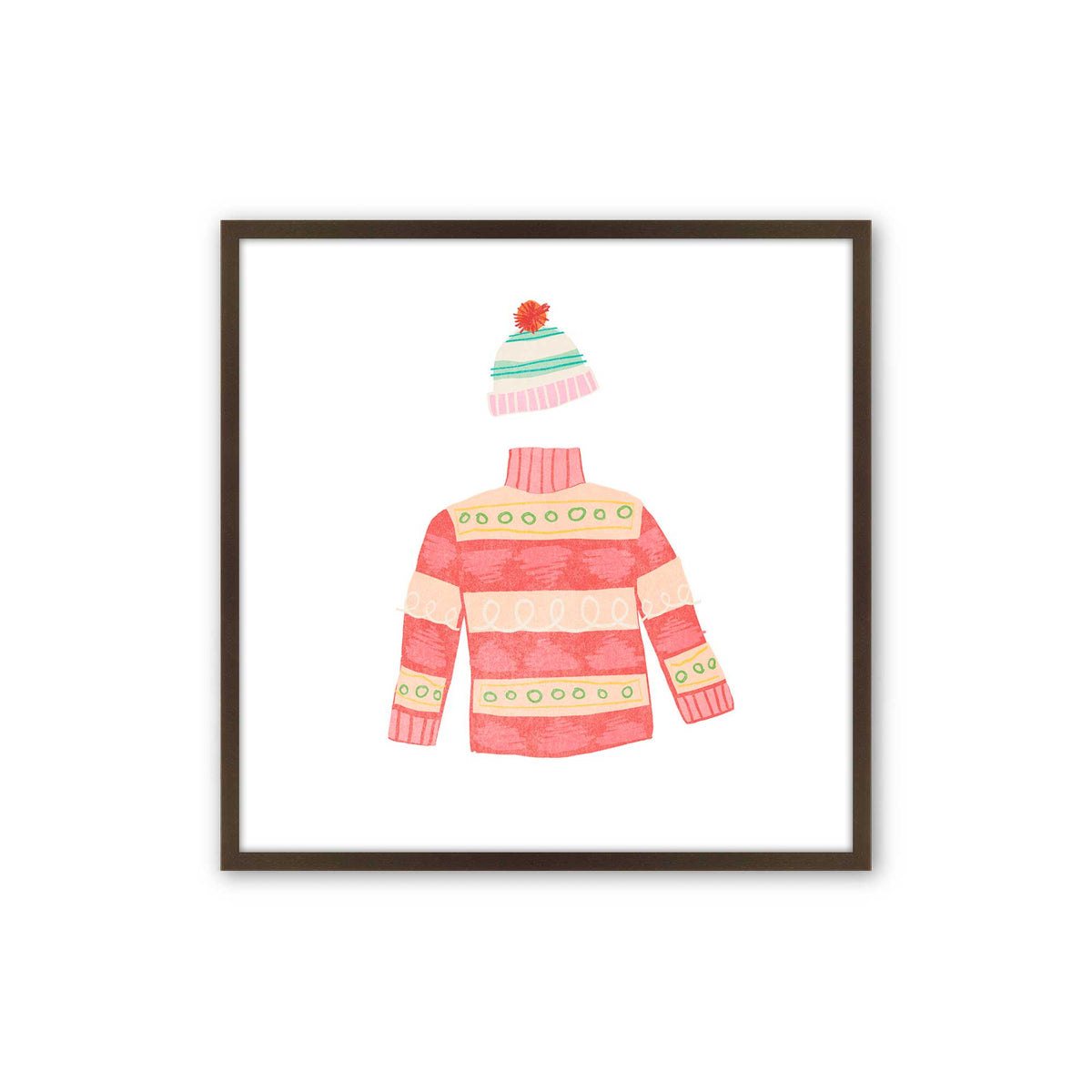 Cozy Knit Christmas, Set of 4 Paper Prints