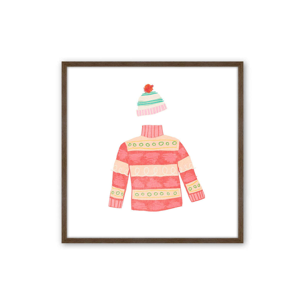 Cozy Knit Christmas, Set of 4 Paper Prints