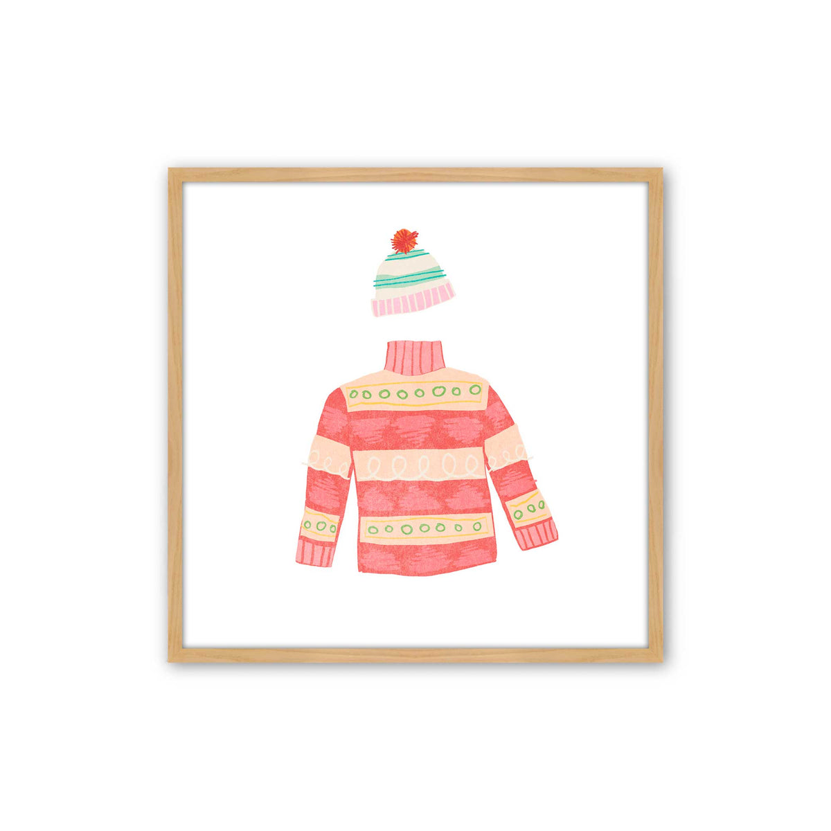 Cozy Knit Christmas, Set of 4 Paper Prints