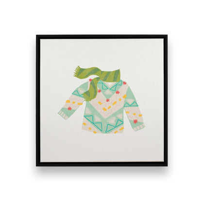 Cozy Knit Christmas, Set of 4 Canvas Prints