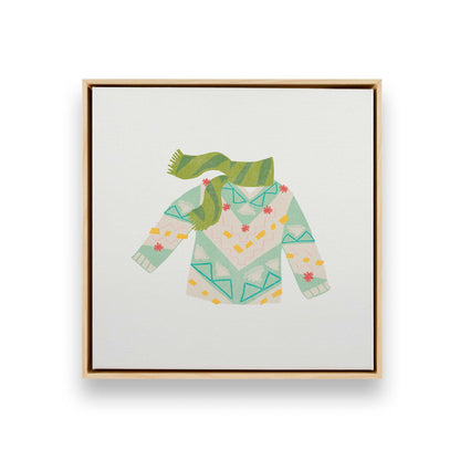 Cozy Knit Christmas, Set of 4 Canvas Prints
