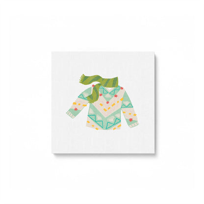 Cozy Knit Christmas, Set of 4 Canvas Prints
