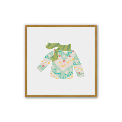 Cozy Knit Christmas, Set of 4 Paper Prints