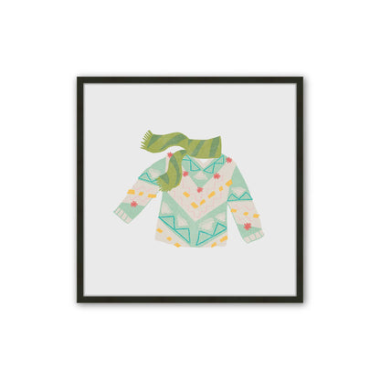 Cozy Knit Christmas, Set of 4 Paper Prints