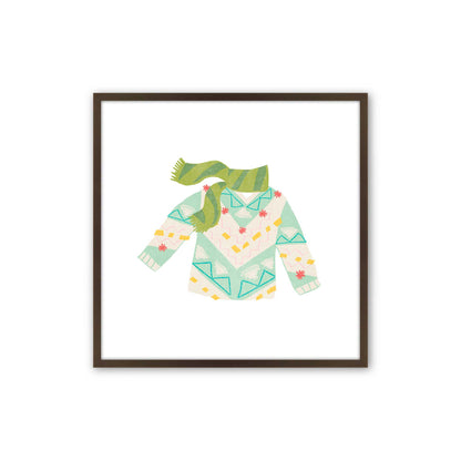 Cozy Knit Christmas, Set of 4 Paper Prints