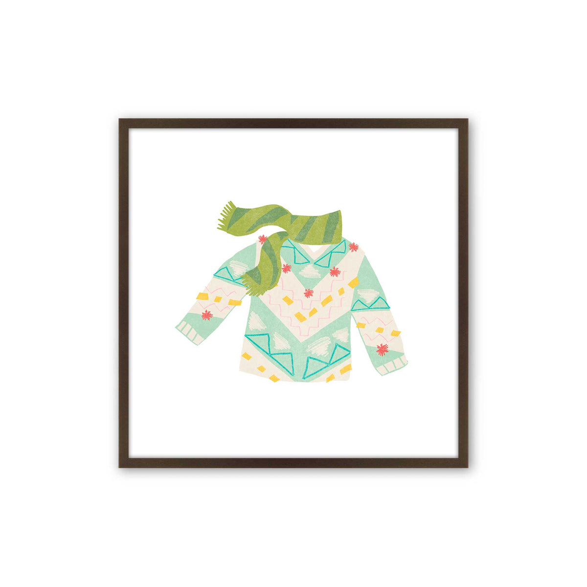 [Color:Belvinder Brown], Picture of art in a Belvinder Brown frame