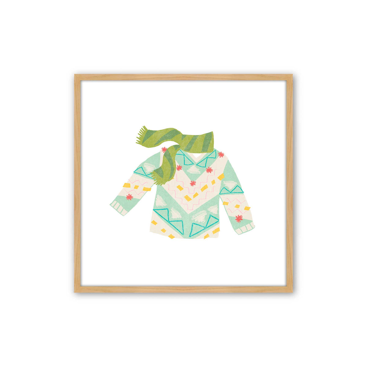 [Color:American Maple], Picture of art in an American Maple frame