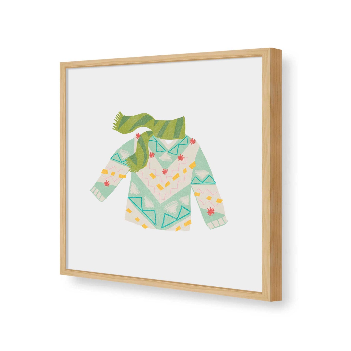 [Color:Espresso], Picture of art in a Espresso frame of the corner