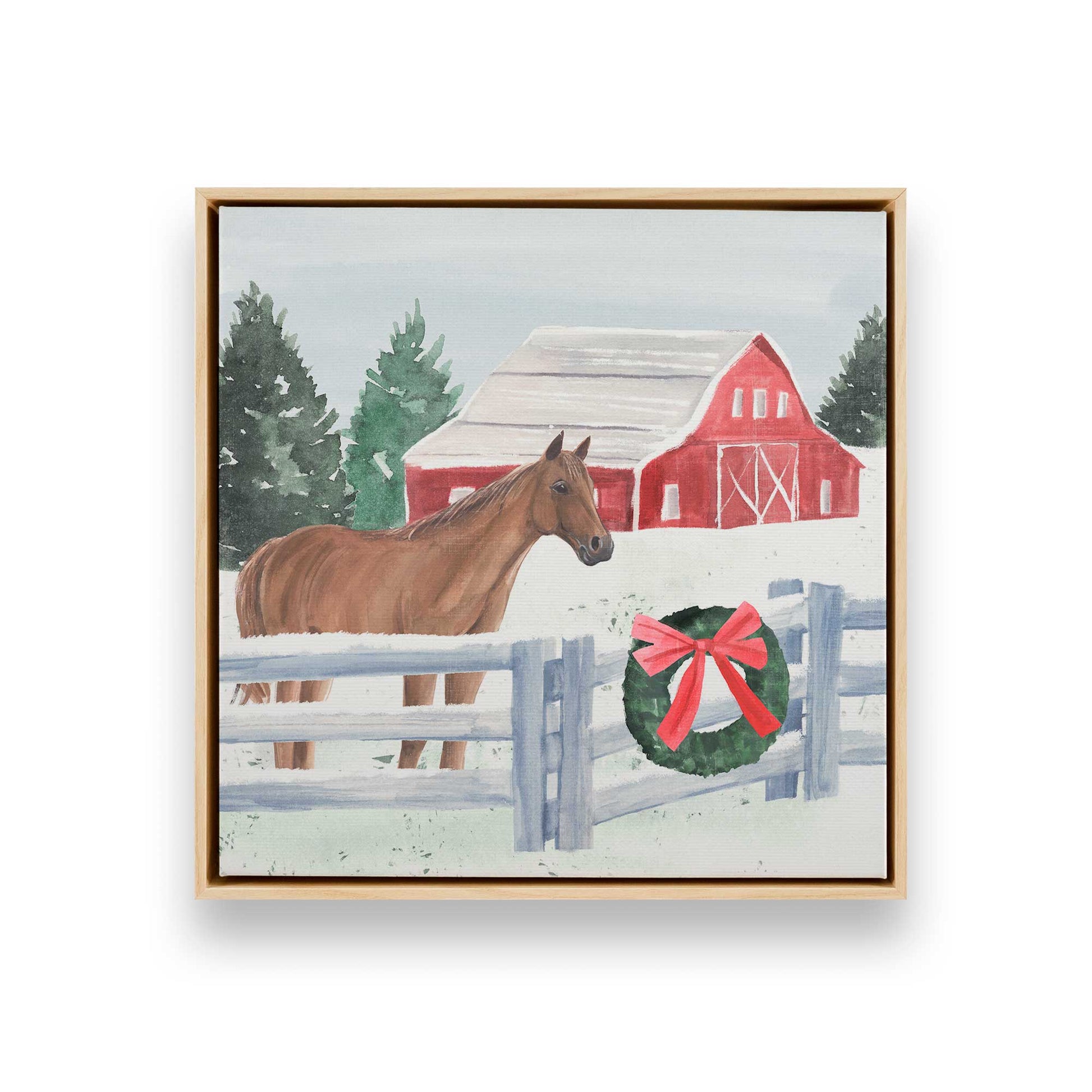 [Color:American Maple], Picture of art in a American Maple frame