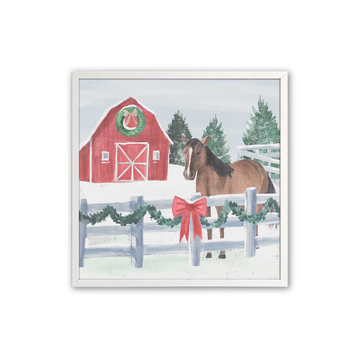 [Color:Opaque White], Picture of art in a Opaque White frame