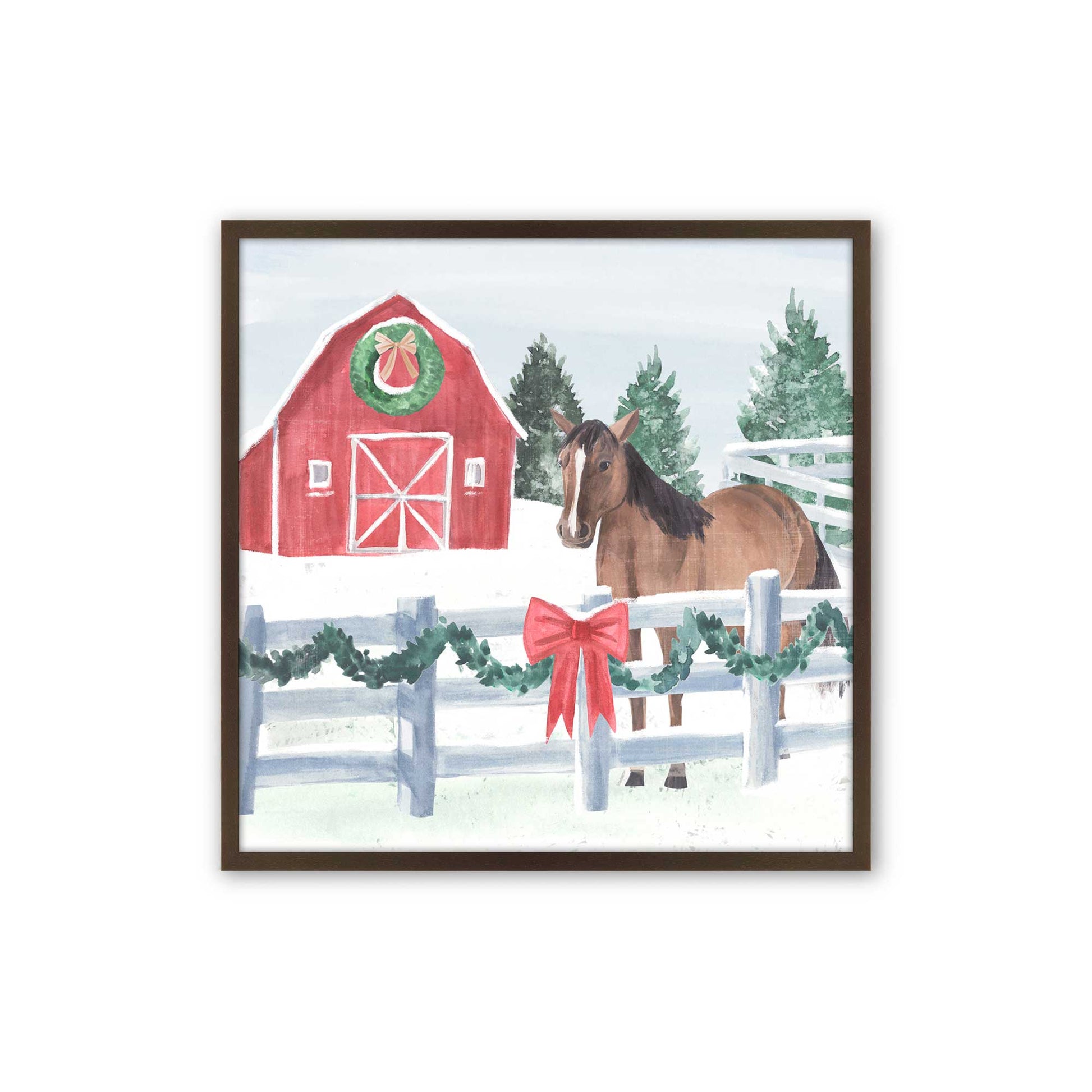 [Color:Belvinder Brown], Picture of art in a Belvinder Brown frame