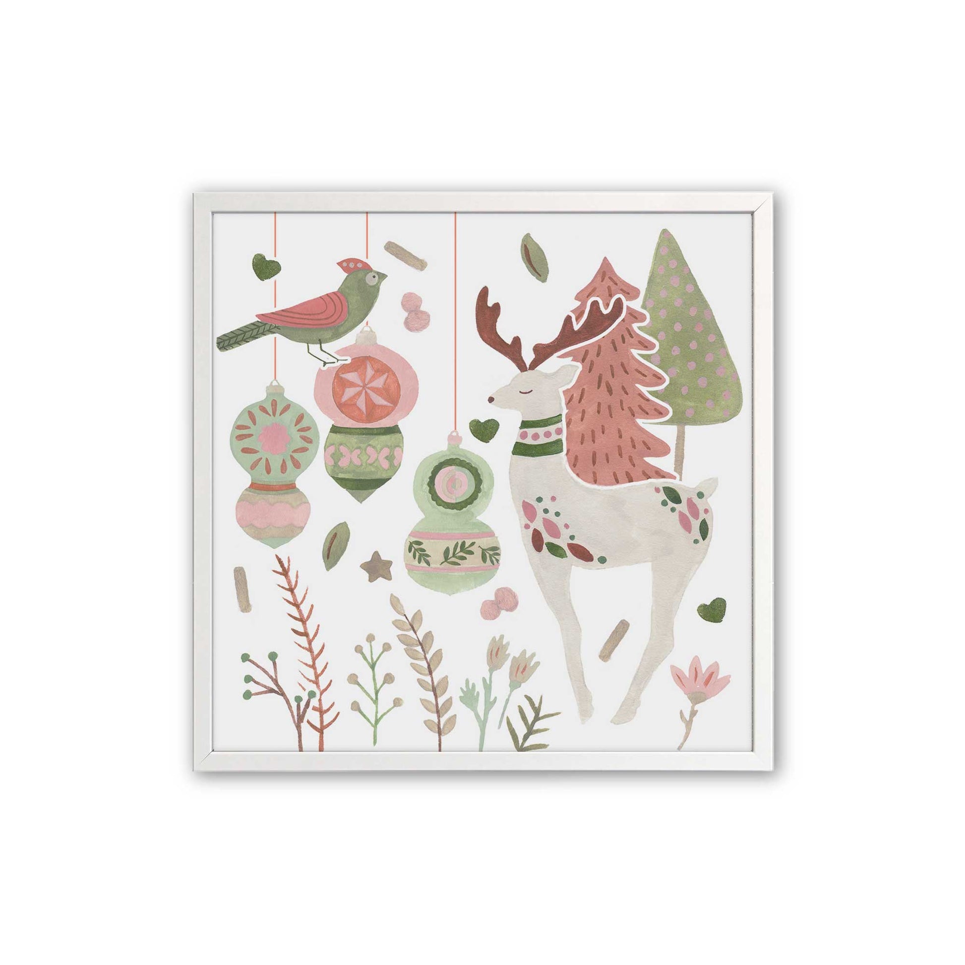 [Color:Opaque White], Picture of art in a Opaque White frame
