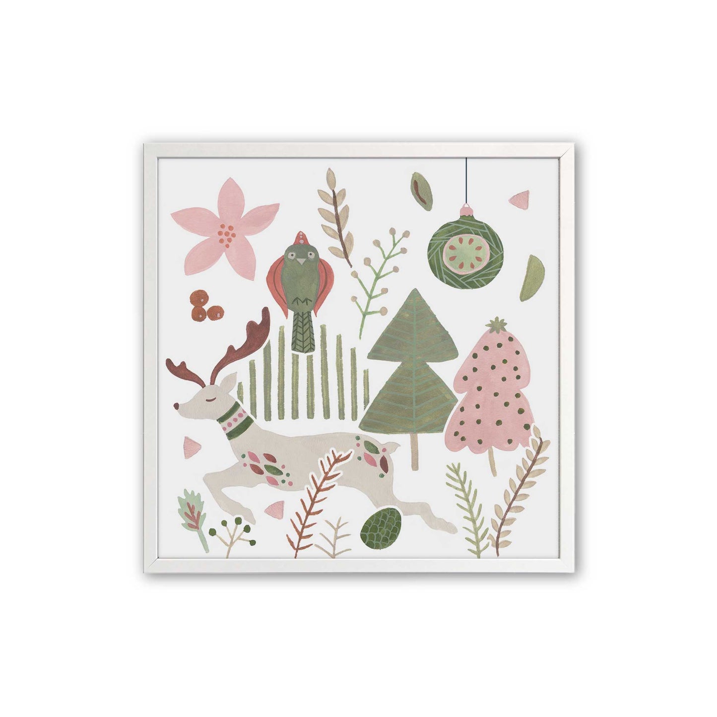 Merry Forest Friends, Set of 3 Paper Prints