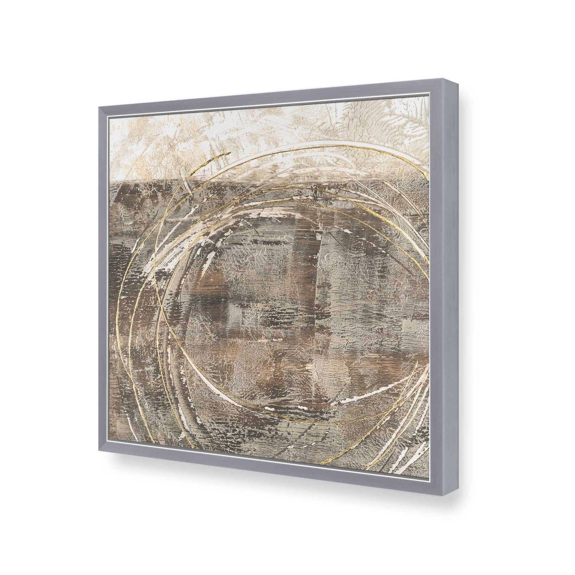 [Color:Polished Chrome], Picture of art in a Polished Chrome frame of the corner
