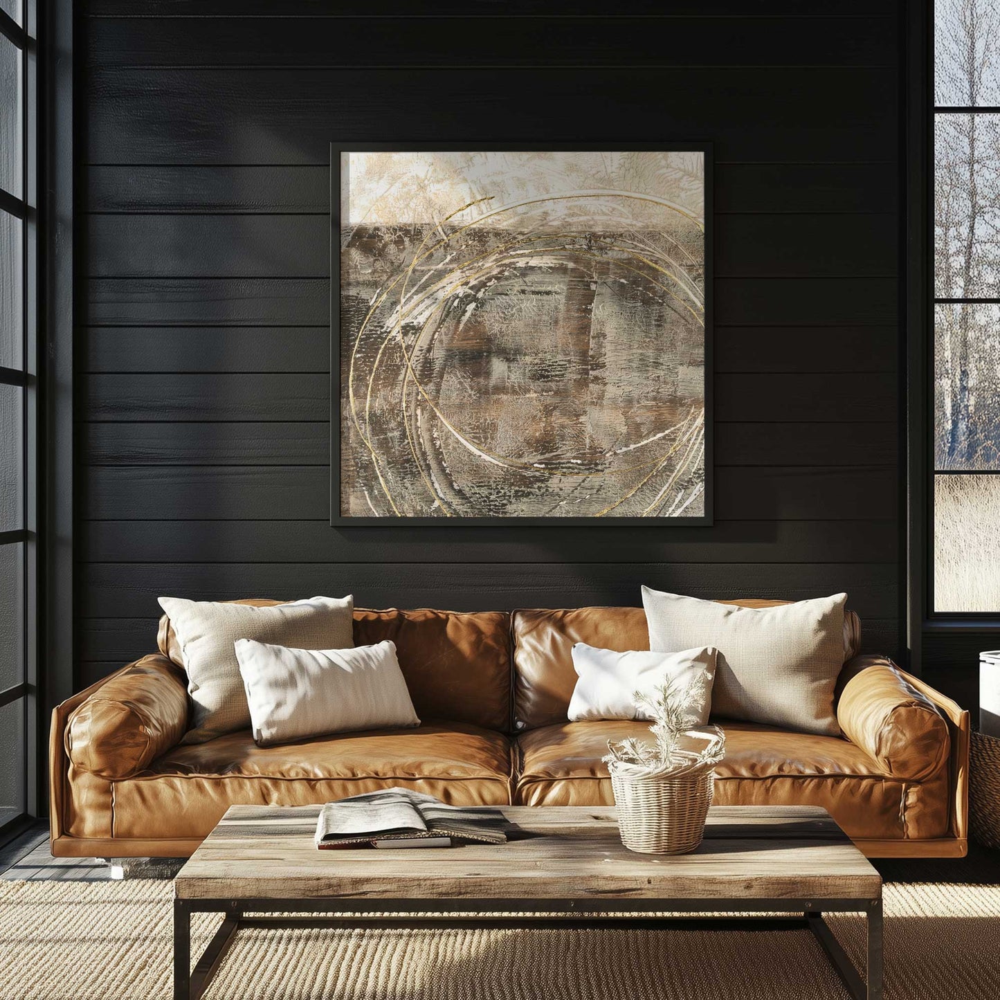 Picture of art in a room