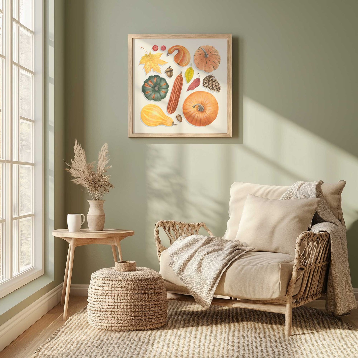 Picture of art in a room