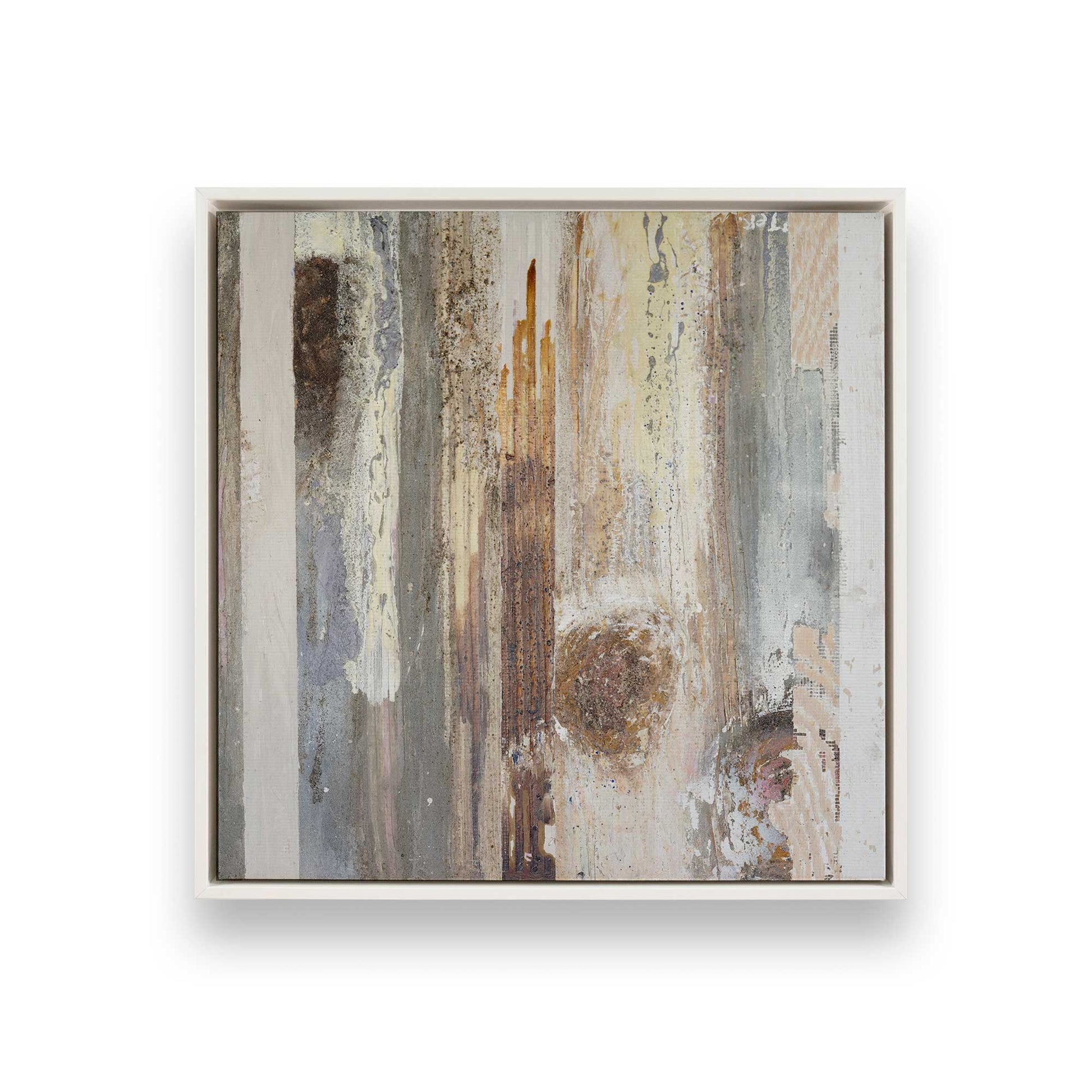 [Color:Opaque White], Picture of art in a White frame