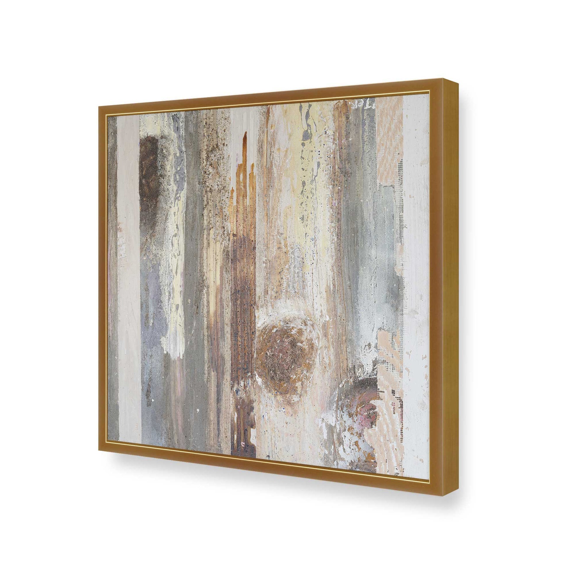 [Color:Polished Gold], Picture of art in a Polished Gold frame of the corner