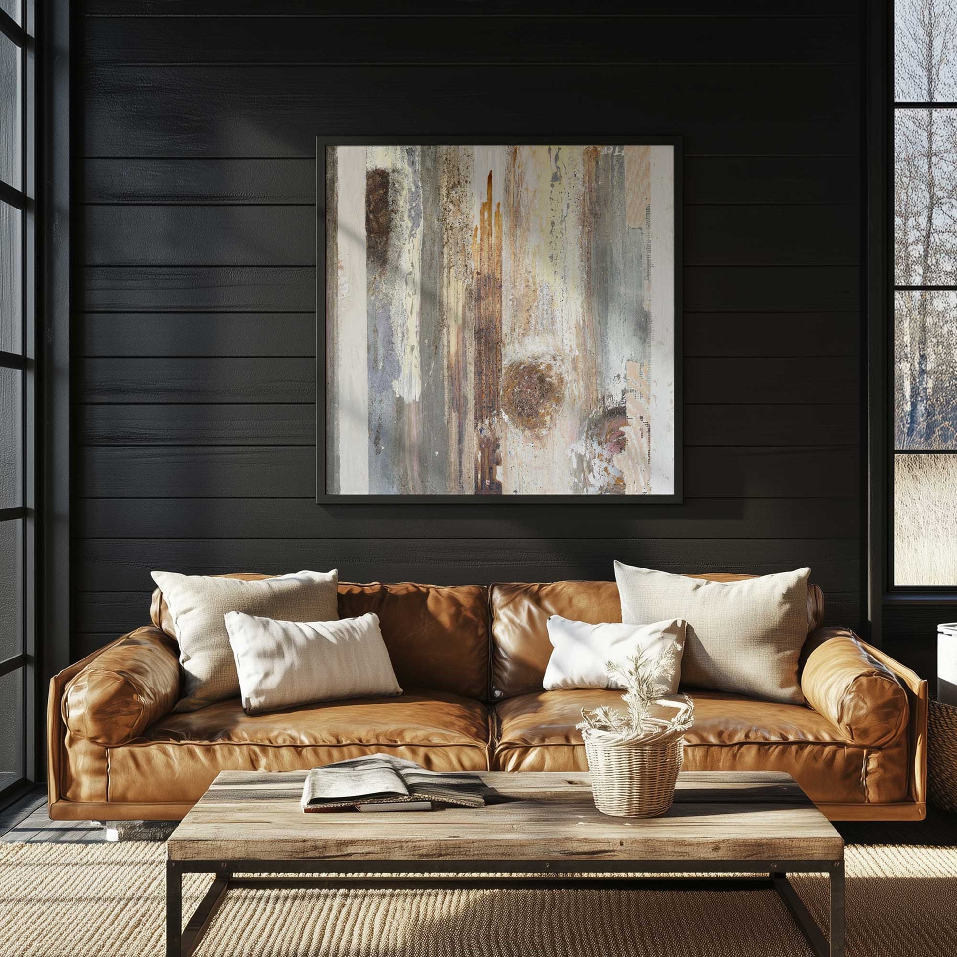 Picture of art in a room
