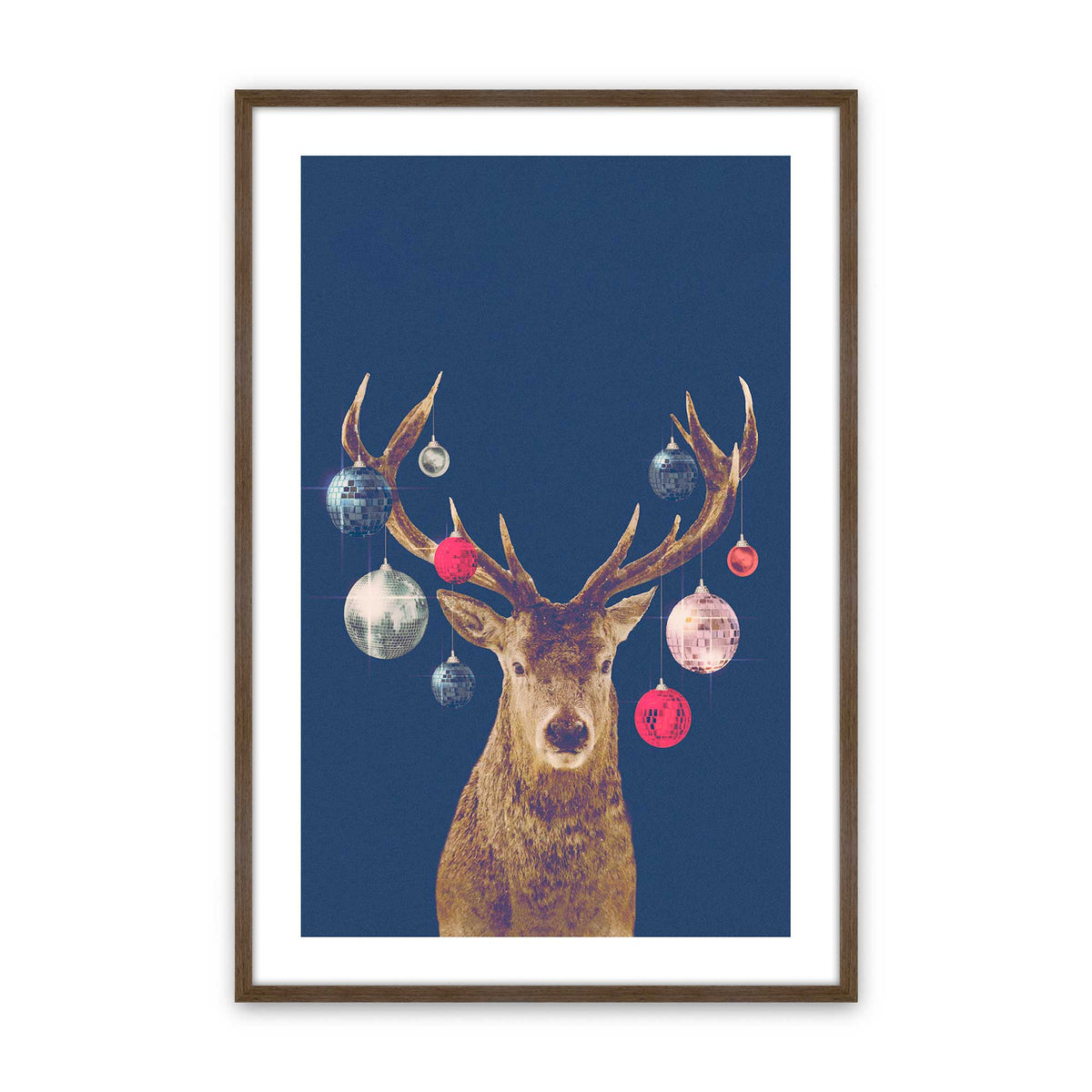 [Color:Walnut], Picture of art in a Walnut frame