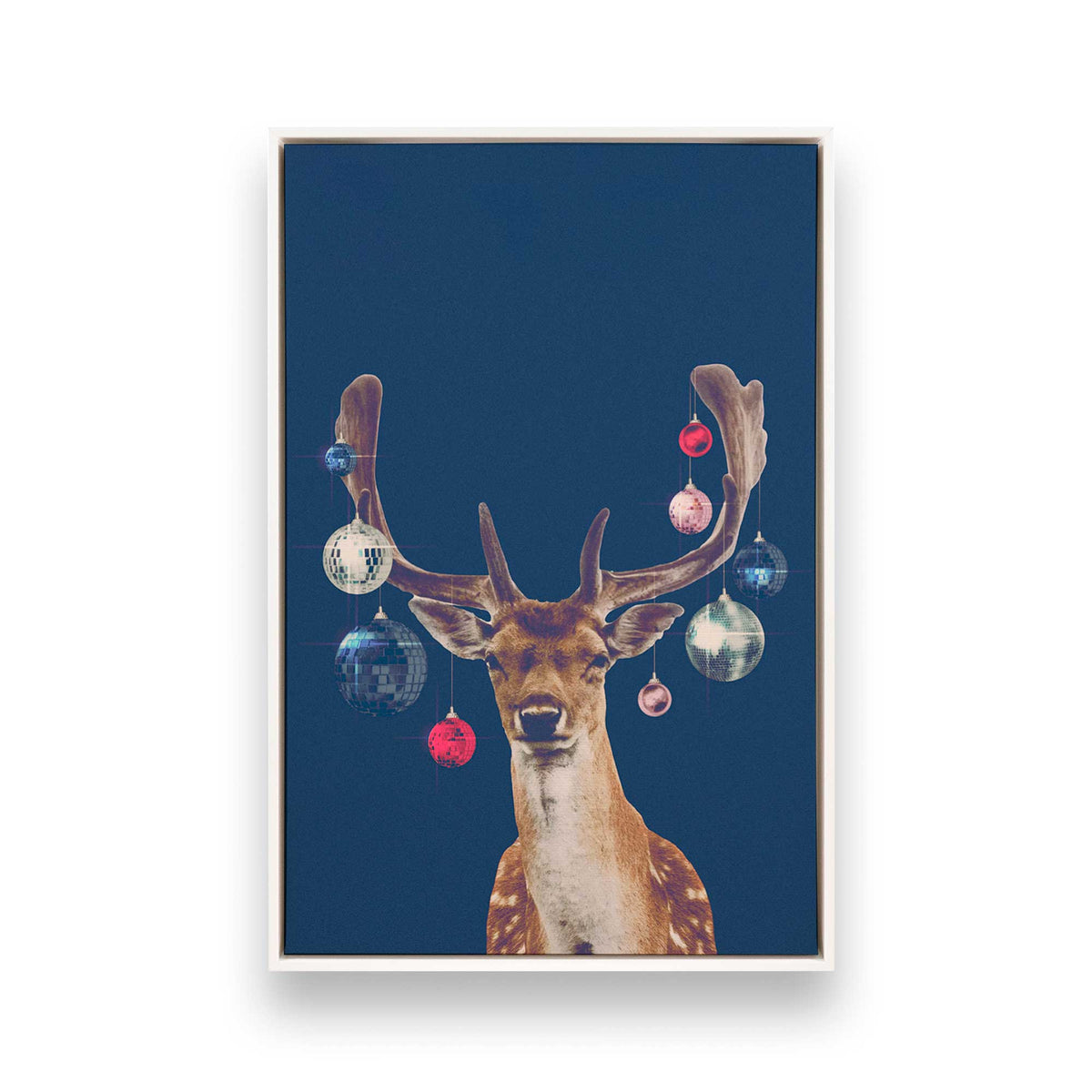 [Color:Opaque White], Picture of art in a White frame