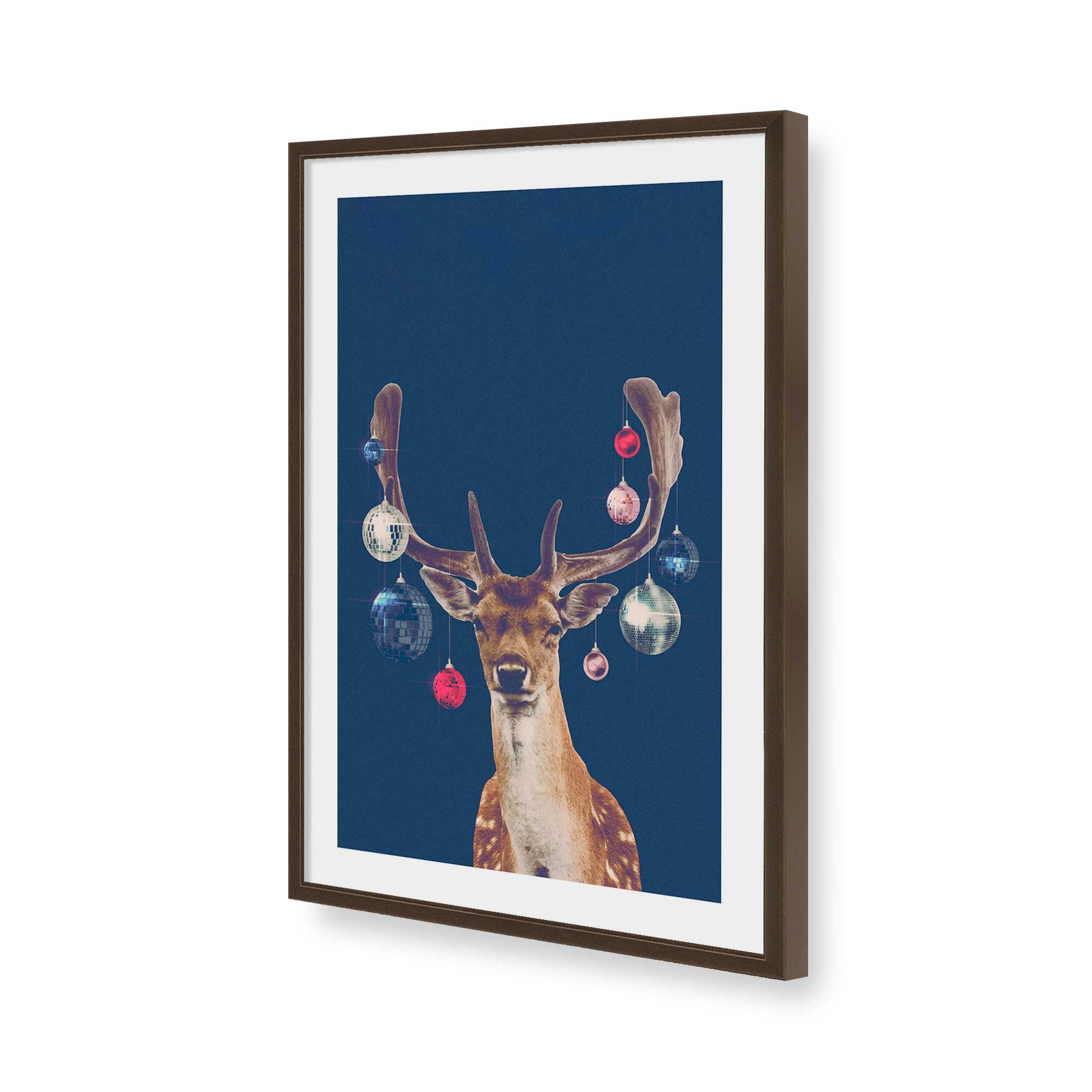 [Color:Belvinder Brown], Picture of art in a Belvinder Brown frame of the corner