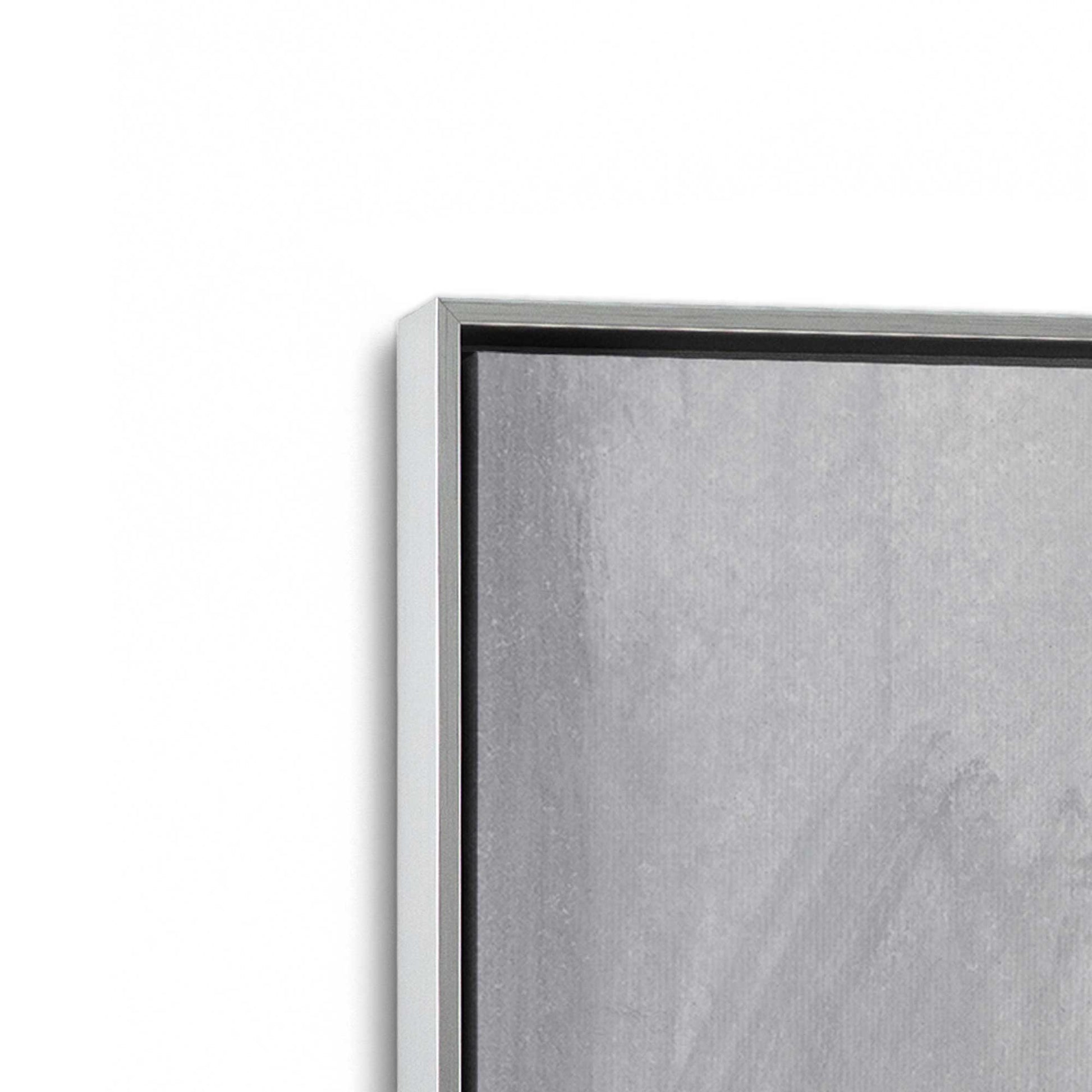 [Color:Polished Chrome], Picture of art in a Polished Chrome frame at an angle