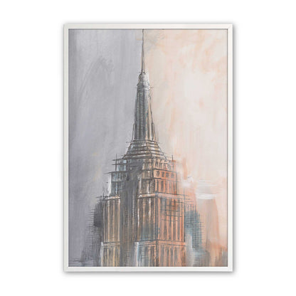 [Color:Opaque White], Picture of art in a Opaque White frame