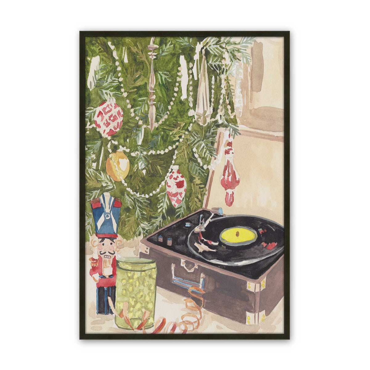 [Color:Satin Black], Picture of art in a Satin Black frame