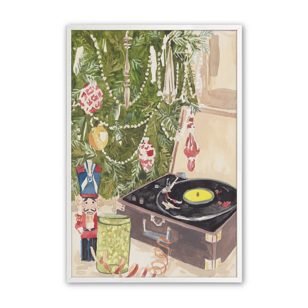 [Color:Opaque White], Picture of art in a Opaque White frame