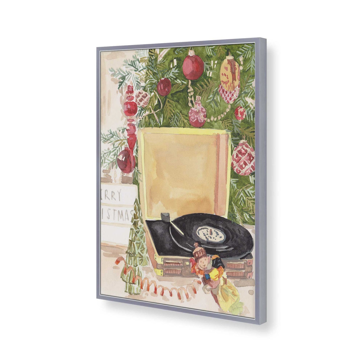 [Color:Polished Chrome], Picture of art in a Polished Chrome frame of the corner
