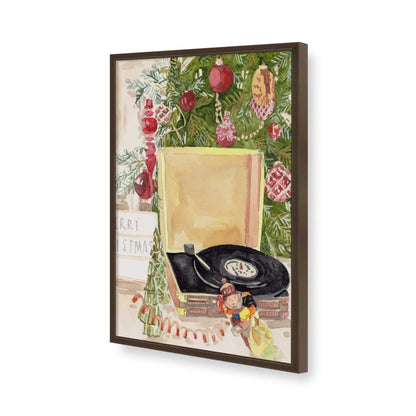 [Color:Belvinder Brown], Picture of art in a Belvinder Brown frame of the corner
